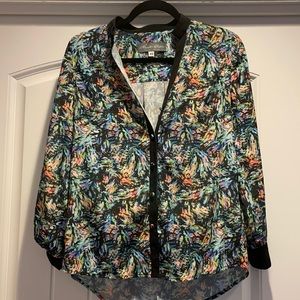 Hunter Dixon XS Long Sleeve Colored Print Blouse